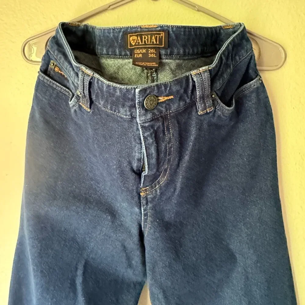Ariat Tek Denim Breeches Equestrian Riding Pants - NWOT - Size 26L - Never Worn
